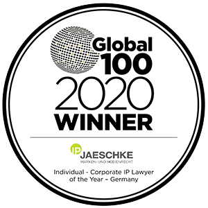 2020 Global 100 - Winner - Dr. Lars Jaeschke, LL.M. -